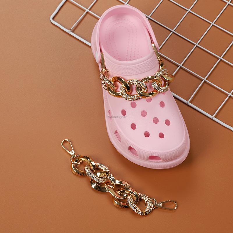 2026 Catene Donna Scarpe Designer Charms Acrilico Strass Charms Decorazione Scarpe DIY Staccabile Accessori Scarpe