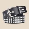 Rivet Belt Women'S Heavy Metal Wind Belt Men'S And Women'S Punk Hip Hop Rock Jeans Belt