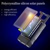 Mini EDC Solar LED Flashlight Portable Multifunctional Keychain Torch USB Rechargeable COB Camping Lantern with Strong Magnetic