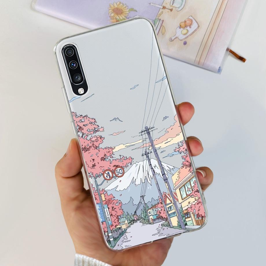 For Galaxy A50 A50s A30s Samsung Phone Case Back Cover For Fundas Samsung A50s A 50 A505F Coque Bumper Soft Clear TPU Silicone