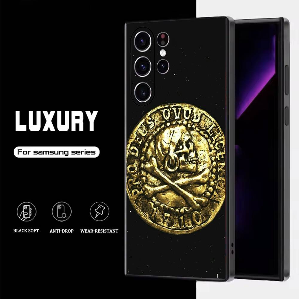 

S-Sic Parvis M-Magna U-Uncharted Phone Case For Samsung S25,S24,S23,S22,S21,S20,S10,Ultra,Plus,Lite,FE,Soft Silicone Black Cover SamsungS22ULTRA5G