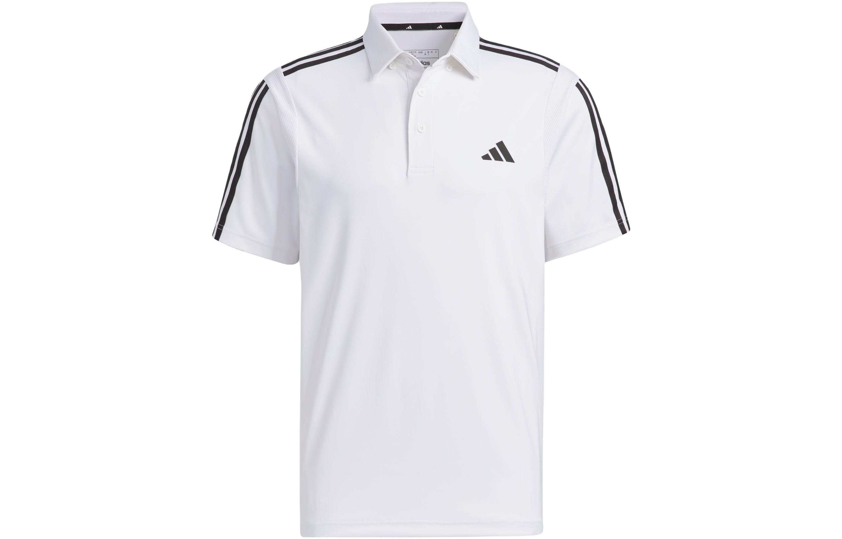 Мужские поло Adidas Белый воротник-поло Умеренный прямой крой HY0931 XL