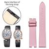 Concave shape watch strap genuine leather For original Breguet REINE DE NAPLES 8918 8967 8928 8908 8958 cowhide watchband women