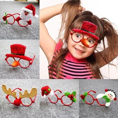 1 Pcs Kinder Erwachsene Weihnachten Santa Claus Schneemann Party Gläser Neuheit Gläser Festival Party Supplie
