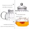 DOITOOL Glass Teapot with Infuser, Stovetop Safe Tea Kettle, Blooming and Loose Leaf Tea Maker