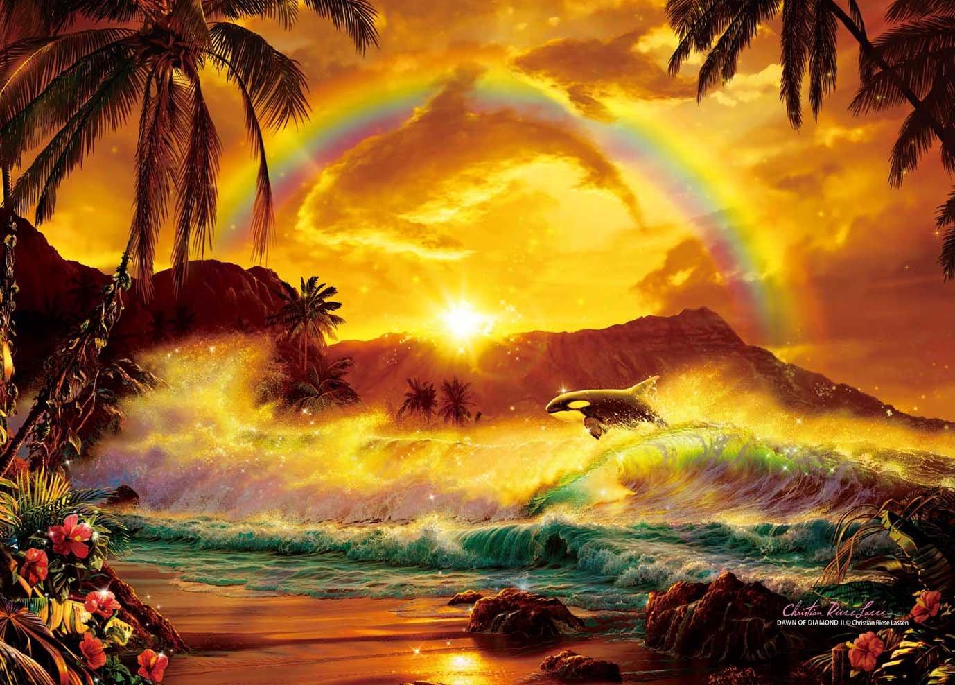 

2000 Piece Jigsaw Puzzle Lassen Dawn of Diamond II Super Small Piece Set [Glowing Puzzle] (38x53cm)