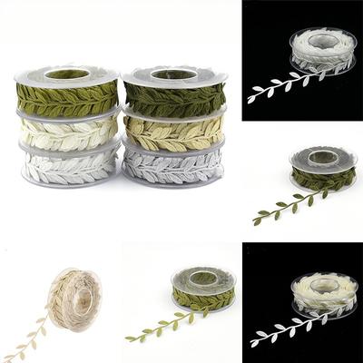15 metros/rolo fitas para artesanato natal casamento decorativo diy artesanal folha fita presentes cartão embrulho suprimentos