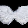 Handmade Angel Wings Creative White Feather Wings Cosplay Little Wings Props for Halloween Parties Festivals