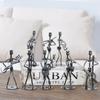 Gift Crafts Statue Figurine Ornament Home Decor Music Man Band Sculpture Figurine Music Band