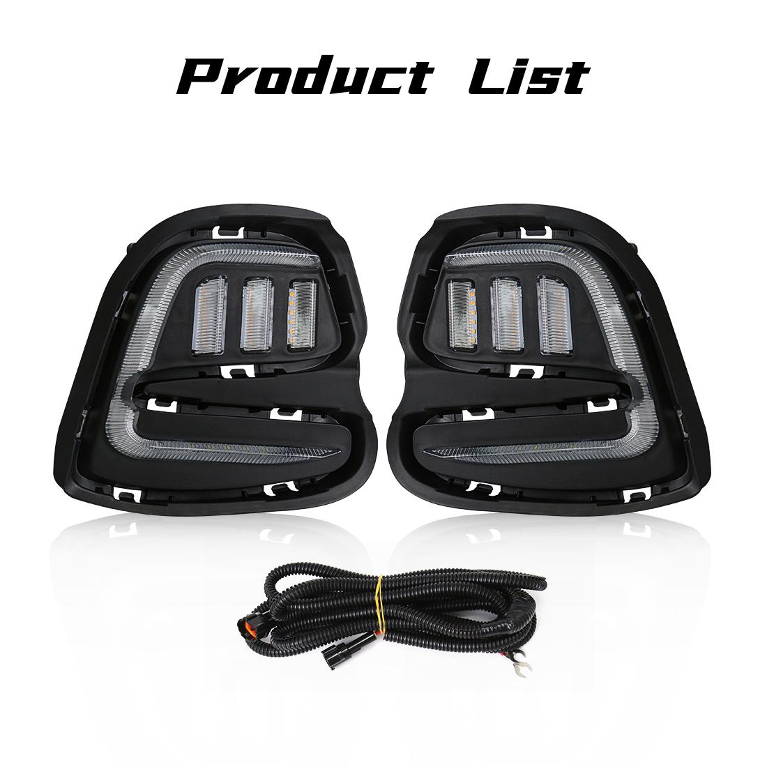 

Светодиодные ДХО для Chevrolet Cavalier 2016 2017 2018 2019 дневные ходовые огни поворотный сигнал противотуманные фары белый желтый синий автомобильные аксессуары