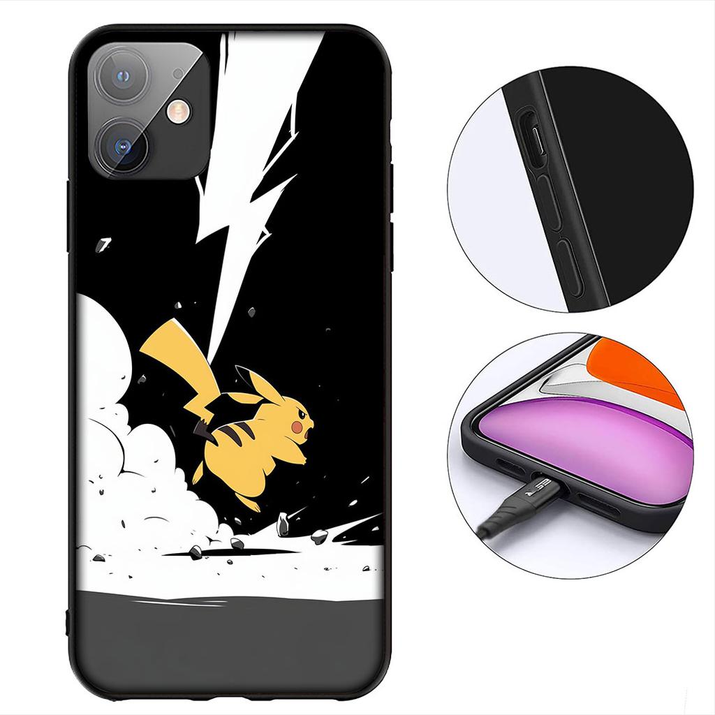 P-Pokemons Gengar P-Pikachus Cute Cover for Samsung Galaxy S22 S21 S20 FE Ultra Plus A35 A36 A37 A33 A34 A04 A71 Phone Case