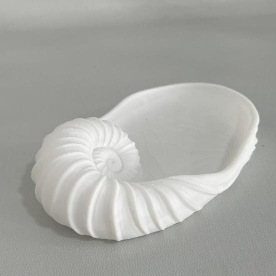 Stable One Piece Tray Nautilus Storage for Living Room Bedroom Entryway, Ocean Theme Desktop Organizer Organizing Odds And Ends Jewelry Keys