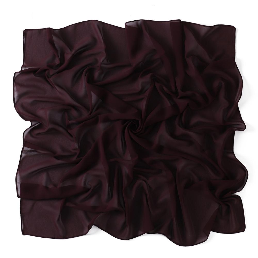 Solid Pearl Chiffon Women Scarf New Summer Girls Sunscreen Thin Scarves Soft Shawl Foulard Viscose Spring Lady Wrap Shawls