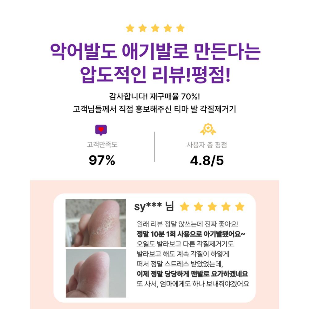 Tima Beauty Foot Callus Remover Heel Callus Exfoliation Glass Foot File Foot Care, 1 Piece, 1 Piece