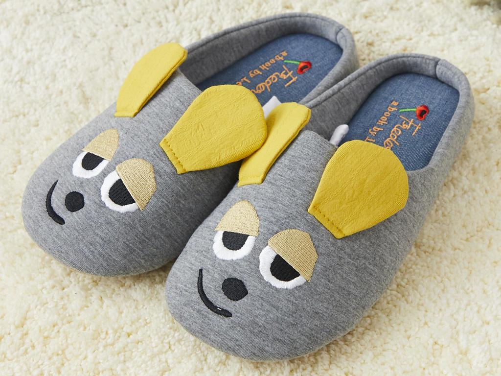 Atelier Momo and Momo Frederic Leo Friends Room Size Lionni's Shoes, Gray, M, 23-25cm, FS43643-41
