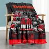 Manchester Customize Text Blanket Lightweight Customizable Blanket Durable Comfort Throw For Livingroom Office Chair Picnics Home Decor