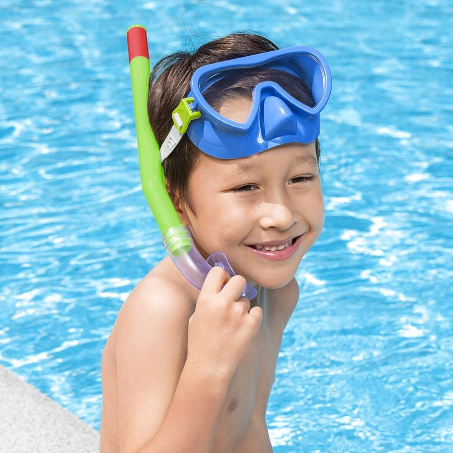 [PACZA][5] Children's diving set Mask + Snorkel Bestway 24036 BLUE K183N