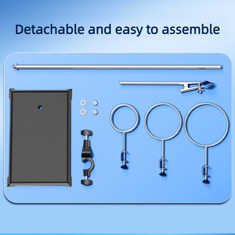Standard Iron Frame Square Seat Support Chemical Laboratory Experimental Instrument Support Flask Clamp