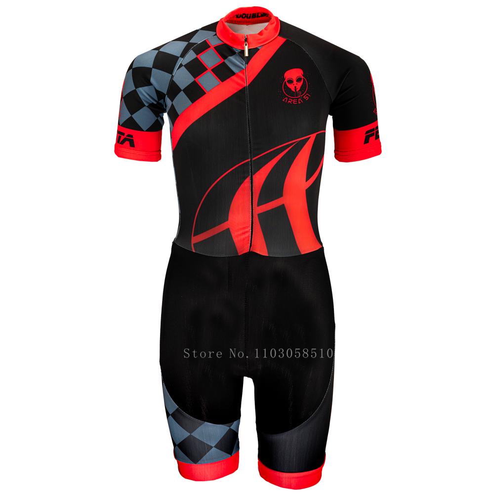 Kombinezon Wyścigowy Triathlonowy DoubleFF Speed Skinsuit na Rolki Wrotki Szybkie Rolki Sportowe na Rolkach Jumpsuit Zestaw Główny 2025