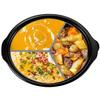 6-Quart Slow Cooker Liner Multiple Grids Leakproof Dishwasher Safe Silicone Slow Cooker Divider Cooking Liner Kitchen Accessories