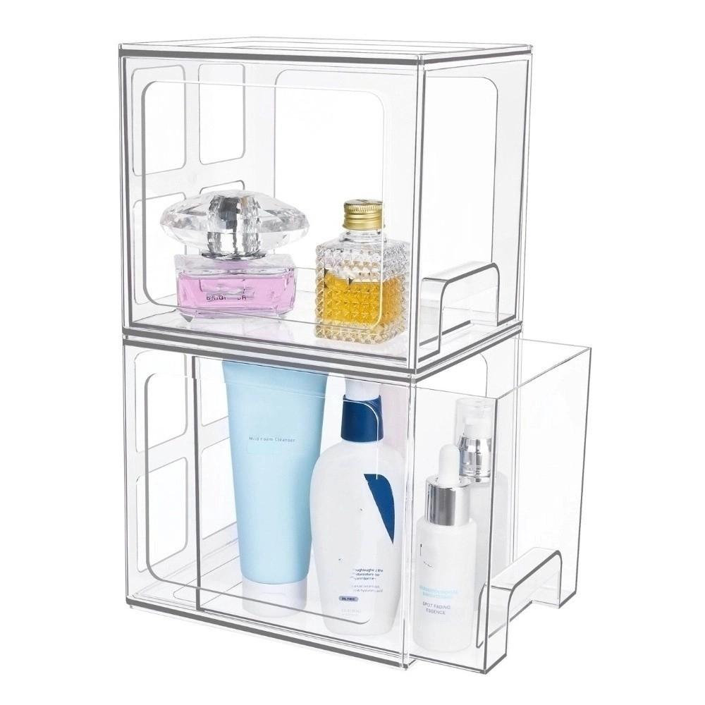 Transparent Storage Drawers Multi-Purpose Desktop Finishing Box Durable Blind Box Showcase Bedroom