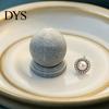 Retro Style Jewelry Holder 3D Printed Stone Ball Storage Box, Threaded Screw Sphere Container for Trinket Box Desk, Mini Round Organizer Jewelry,