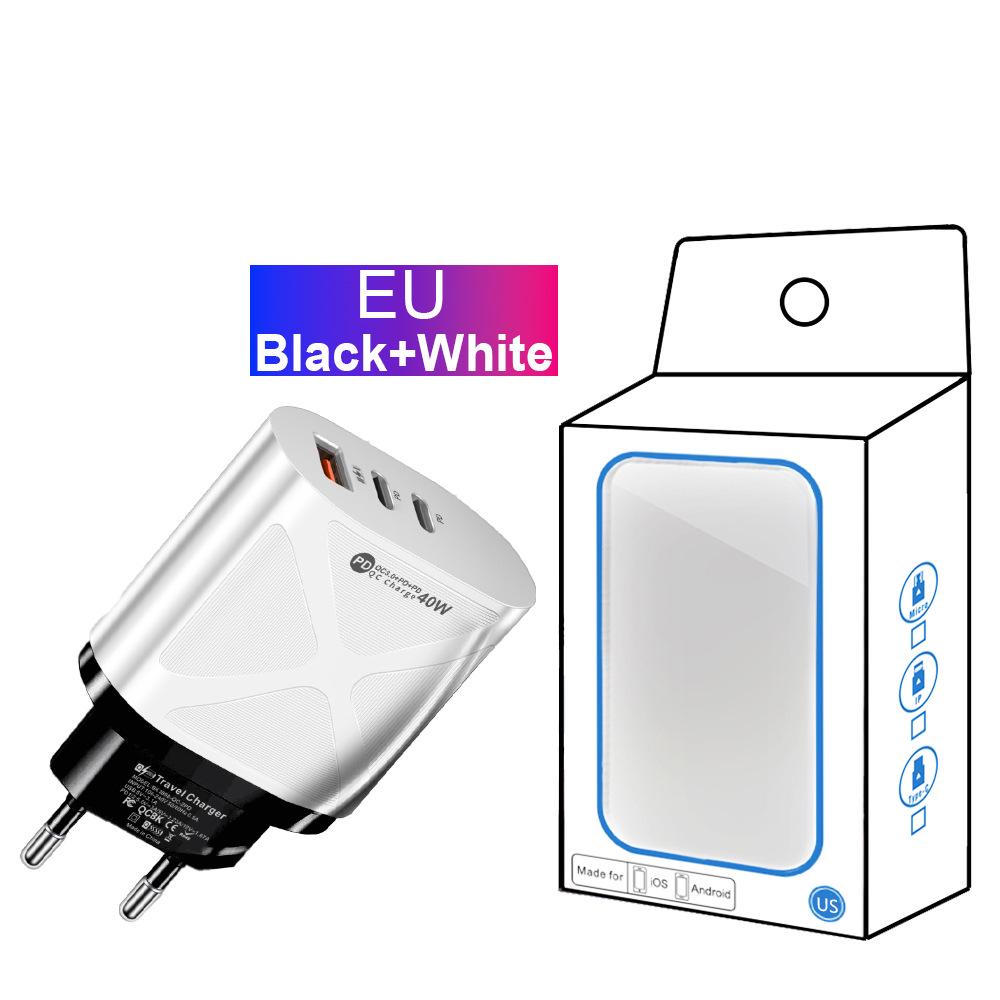Universal Charger: 1U+2PD, Compatible with Australian, European, American, and British Power Standards