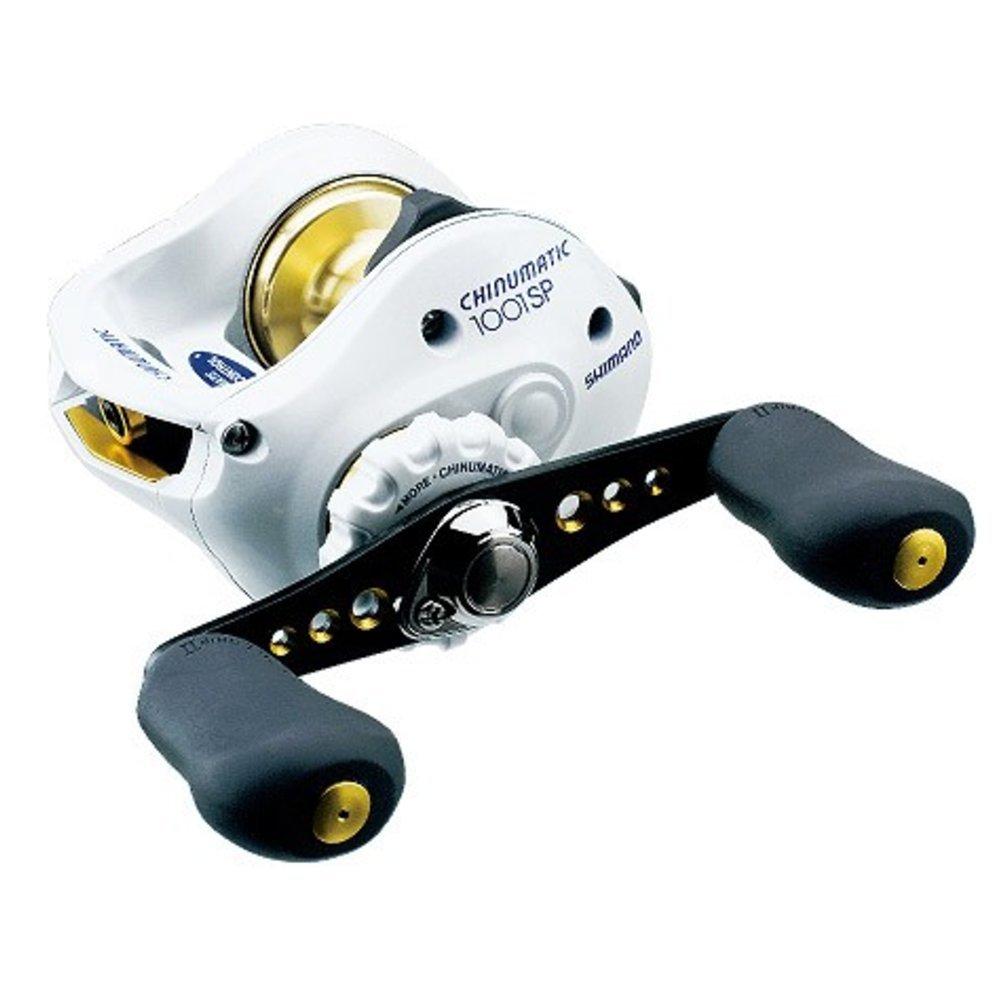 

SHIMANO Bream Reel Double Axis 8 Chinumatic 1001SP Left Handle Chinu/Sea