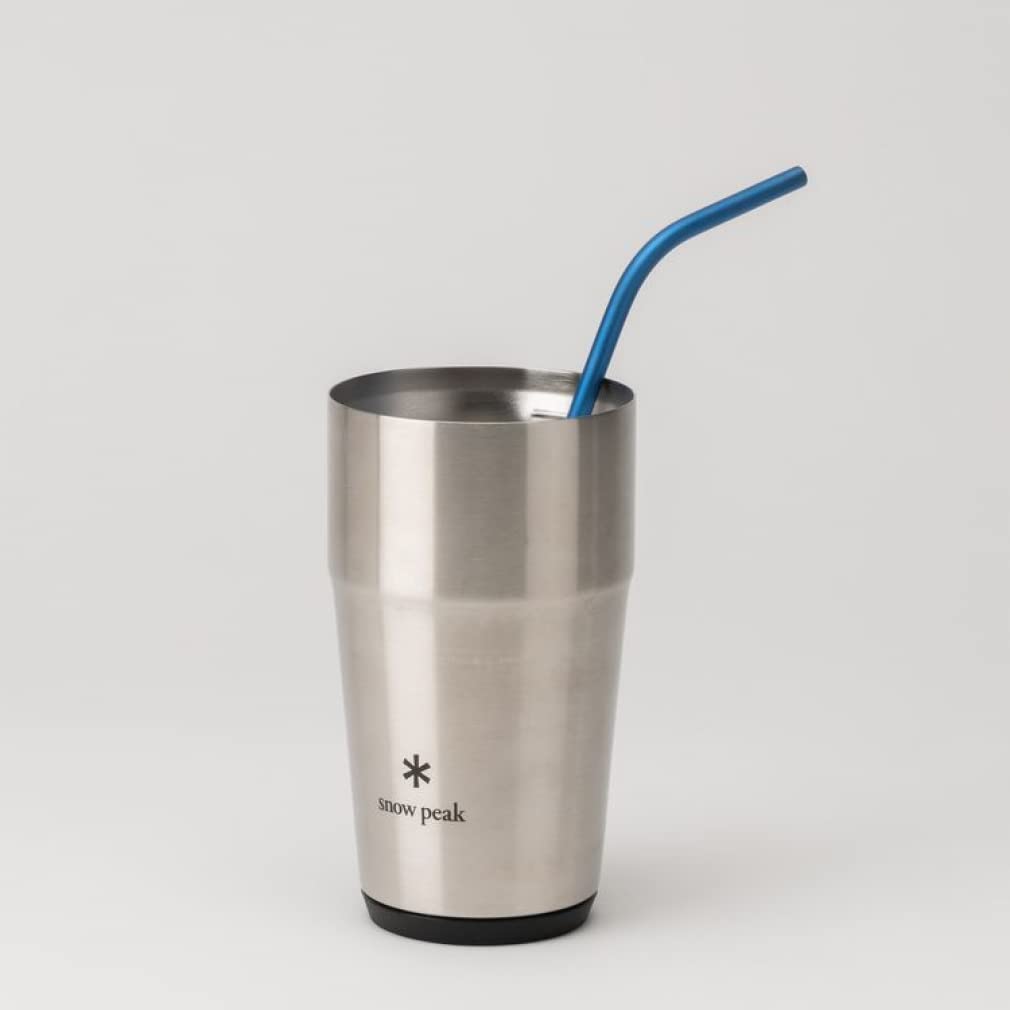 Snow Peak Snow Peak Festival Set of 2 Titanium Straws Blue and Green Camping Cooking Snow Peak [2022 Spring] FES-222-1