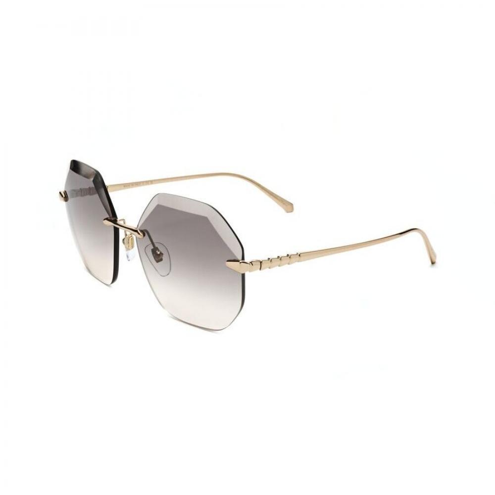 Ladies Gold Tone Geometric Sunglasses 0bv6187k 278 2a 1