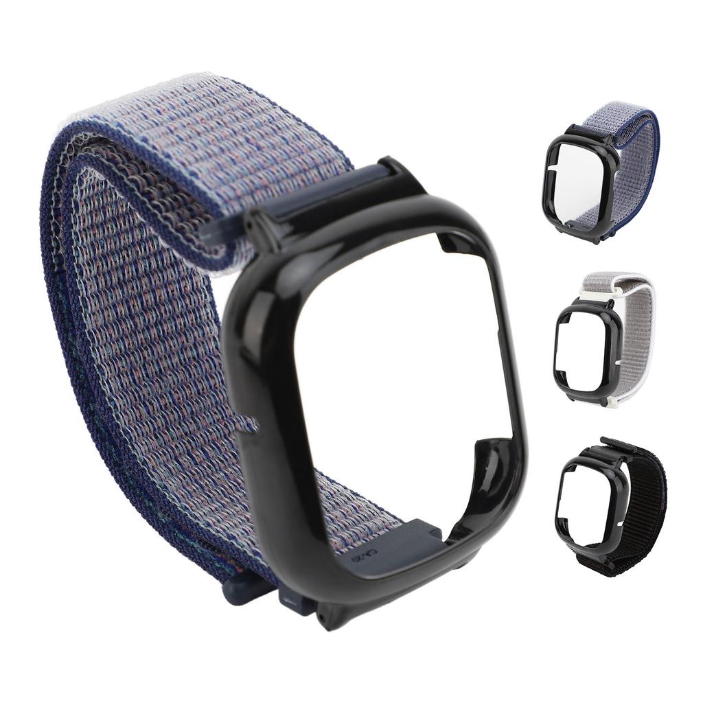 Ersatz-Nylon-Armband Hautfreundlich Schnellverschluss Nylon Smartwatch-Armband Kompatibel für Watch