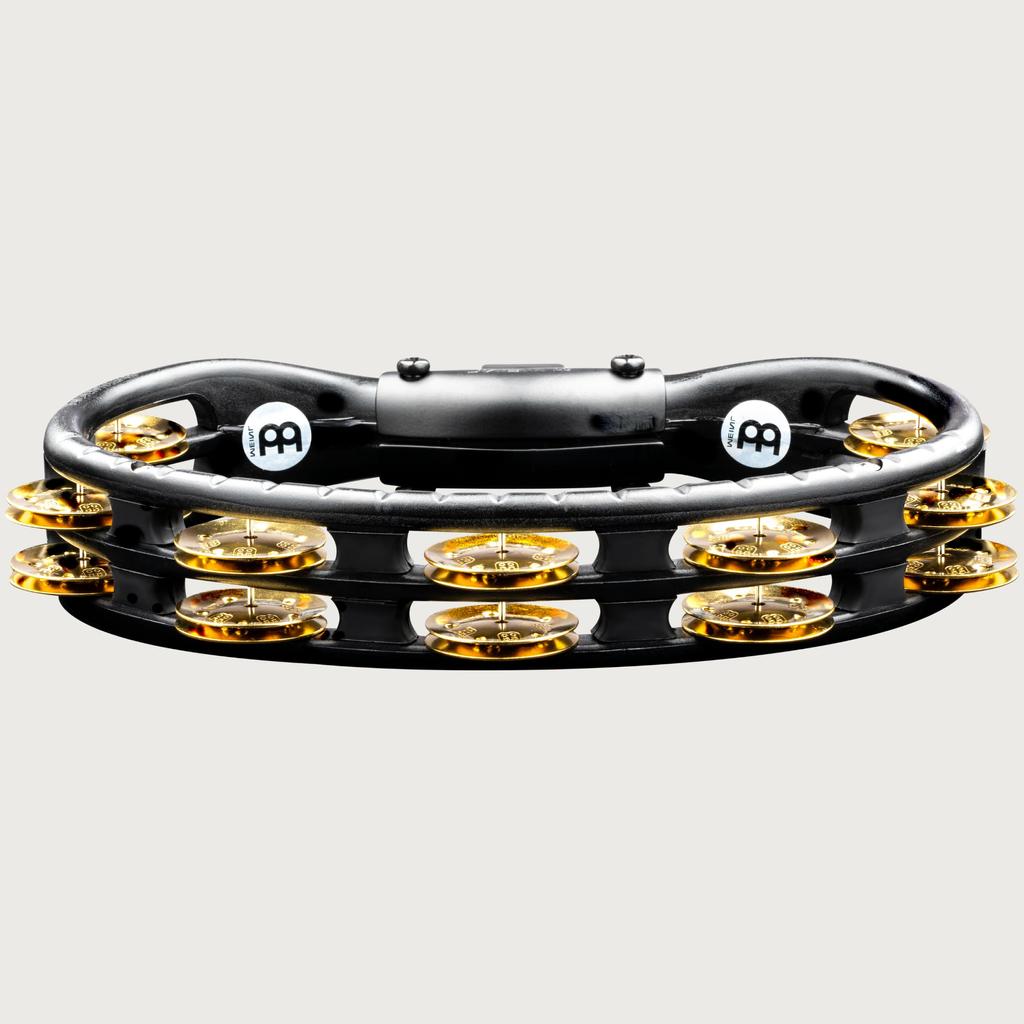 MEINL Percussion Tambourine Traditional ABS Tambourine Brass Jingles TMT2B-BK []