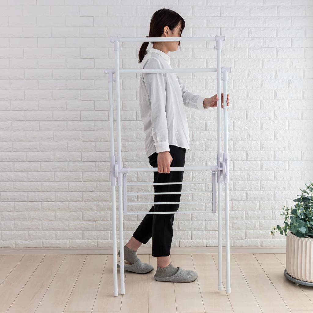Sekisui Jushi Shoji Sekisui Clothes Drying Stand MH-80W White