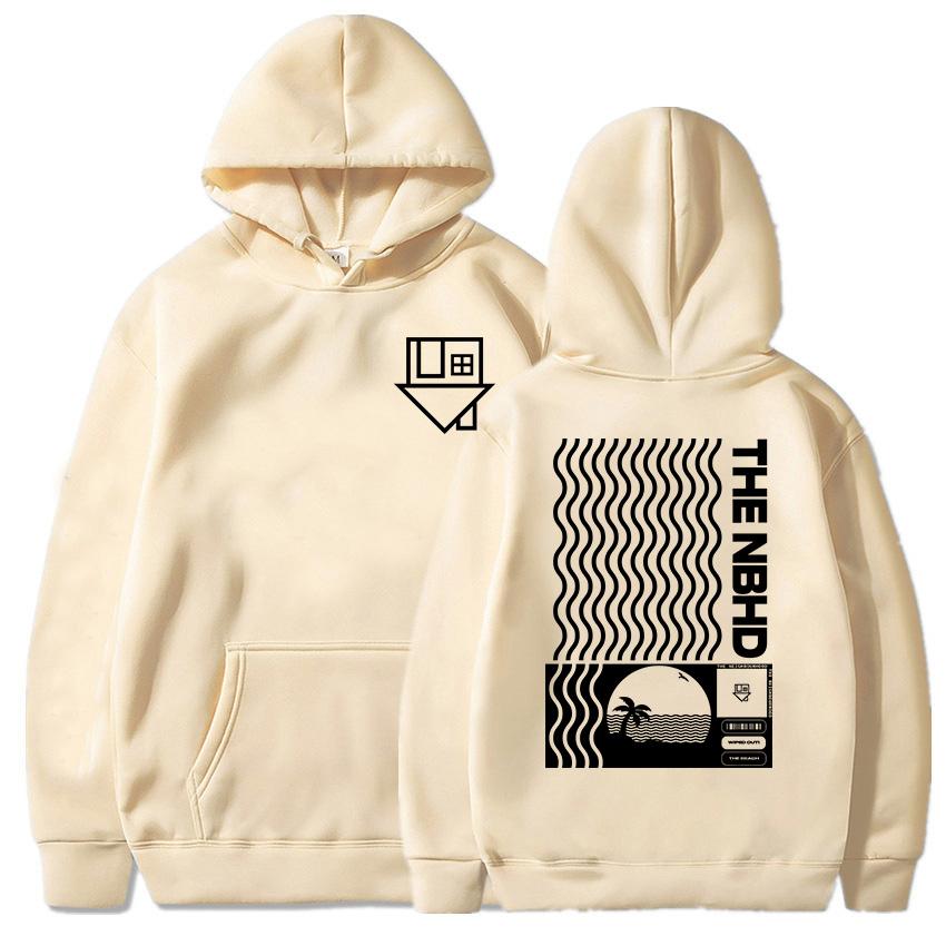Album Wiped Out Printing Hoodies NBHD The Neighbourhood Band Sweatshirts LongSleeve Hooded Pullovers Women Men Clothes Sudaderas