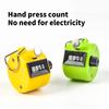 Handheld Tally Counter Ruční mechanické počítadla Clickers 4místné číslo Counter Clicker Pitch Counter pro koučování golfu