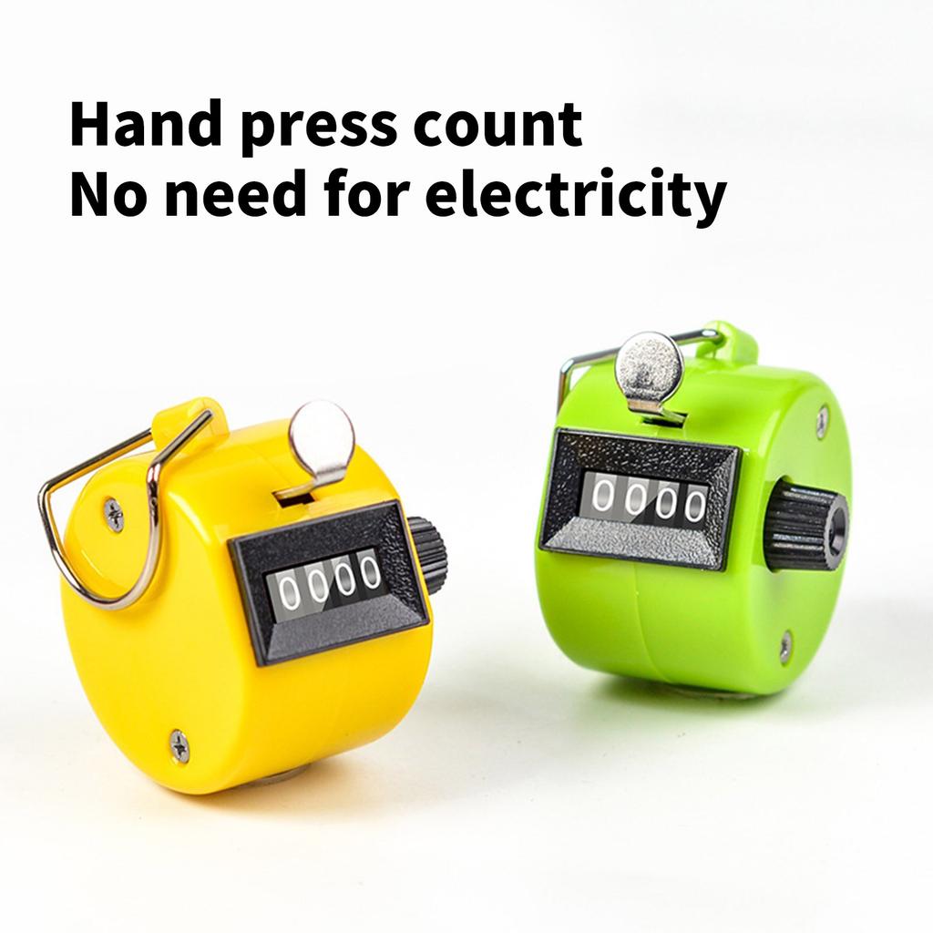 Handheld Tally Counter Ruční mechanické počítadla Clickers 4místné číslo Counter Clicker Pitch Counter pro koučování golfu