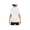 Jordan Logo Print Crew Neck Short Sleeve T-Shirt Kids tops White HA4105-100