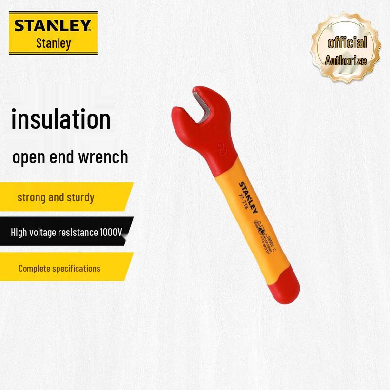 STANLEY VDE 1000V Insulated Open-End Wrench