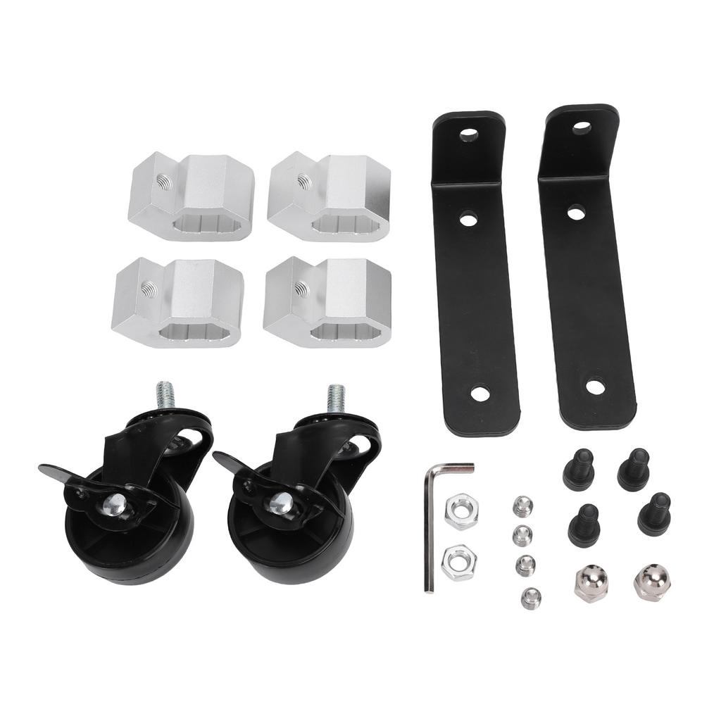 2 Set Steel Construction Front Wheels Upgraded Rolling Tool Box Caster Wheel Kit Accessories