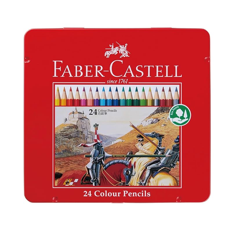 Цветные карандаши Faber-Castell, набор 24 цвета, 27131002