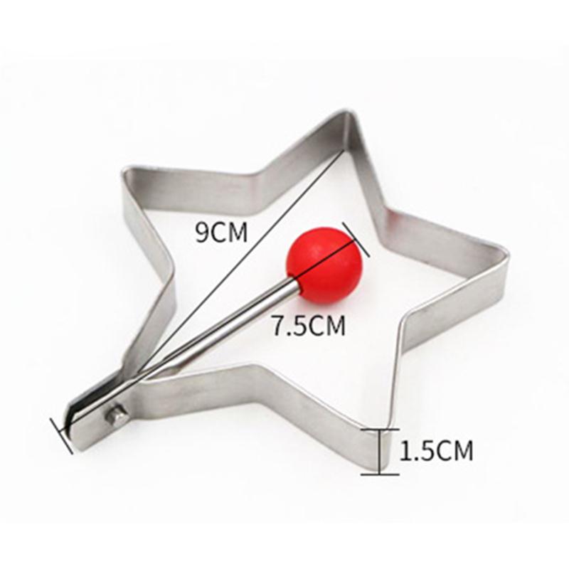 8 Shapes Stainless Steel Fried Egg Shaper Egg Mold DIY Breakfast Egg Pancake Rings Sandwich Kitchen Tools Utensil Baking Tools