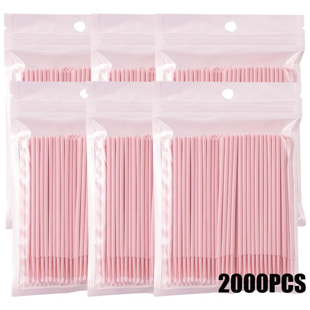 300/2000pcs Disposable MicroBrush Eyelash Extension Brushes For Makeup Nail Art Individua Applicator Lash Cleaning Removing Tool