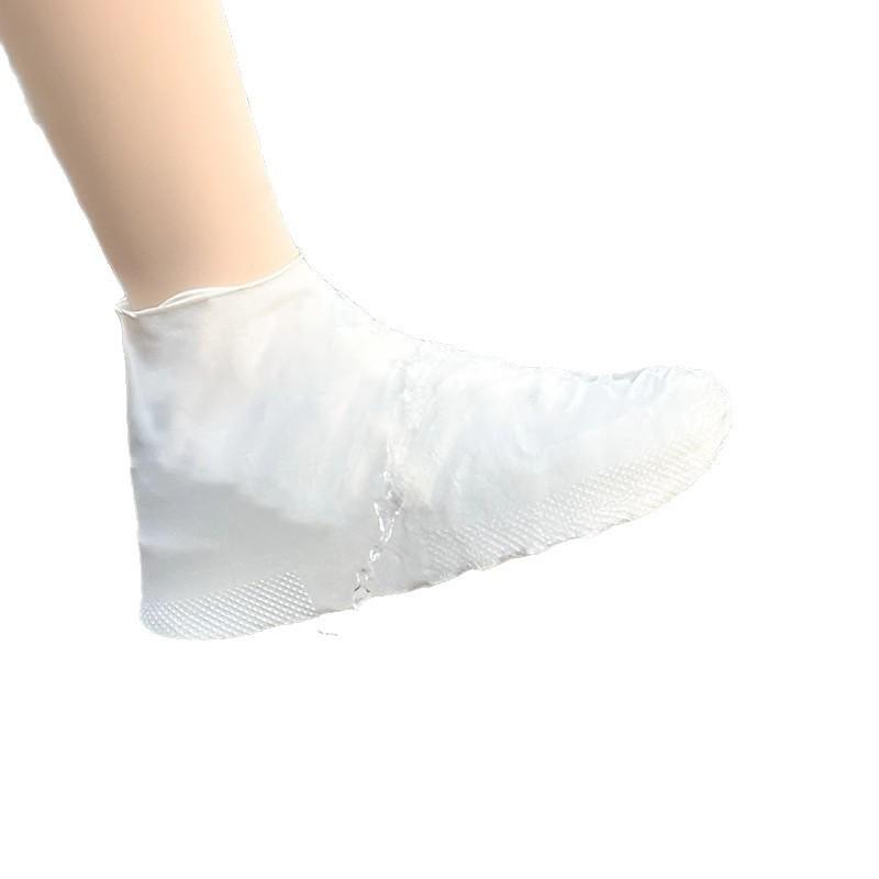 2 Pairs Unisex Waterproof Non-Slip Rain Shoe Covers: Durable and Thickened for Outdoor Use