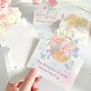 Decoration Cards Floral Invitation Card Rose Thank You Card  Teacher's Day