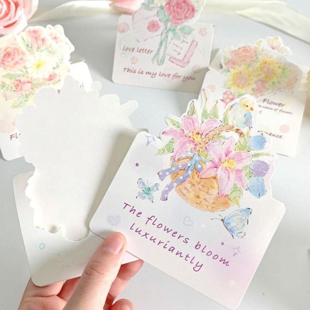 Decoration Cards Floral Invitation Card Rose Thank You Card  Teacher's Day