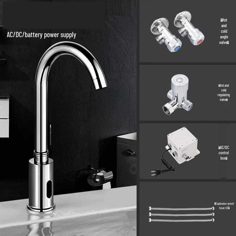 TLXT Single Handle Rotary Basin Mixer Faucet Kit