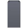 Planter Anthracite 40x80x80 cm Steel