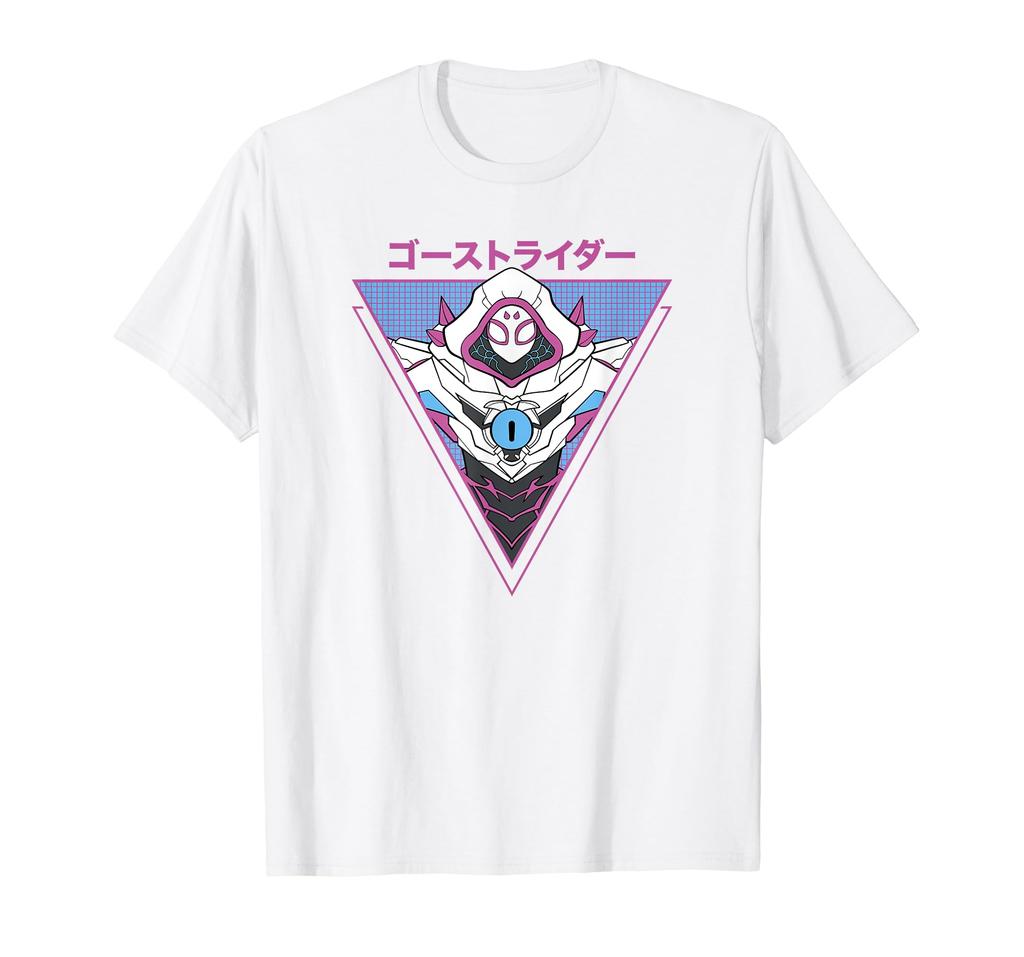 Marvel: Mech Strike Ghost-Spider Mech Armor Vintage Badge T-Shirt