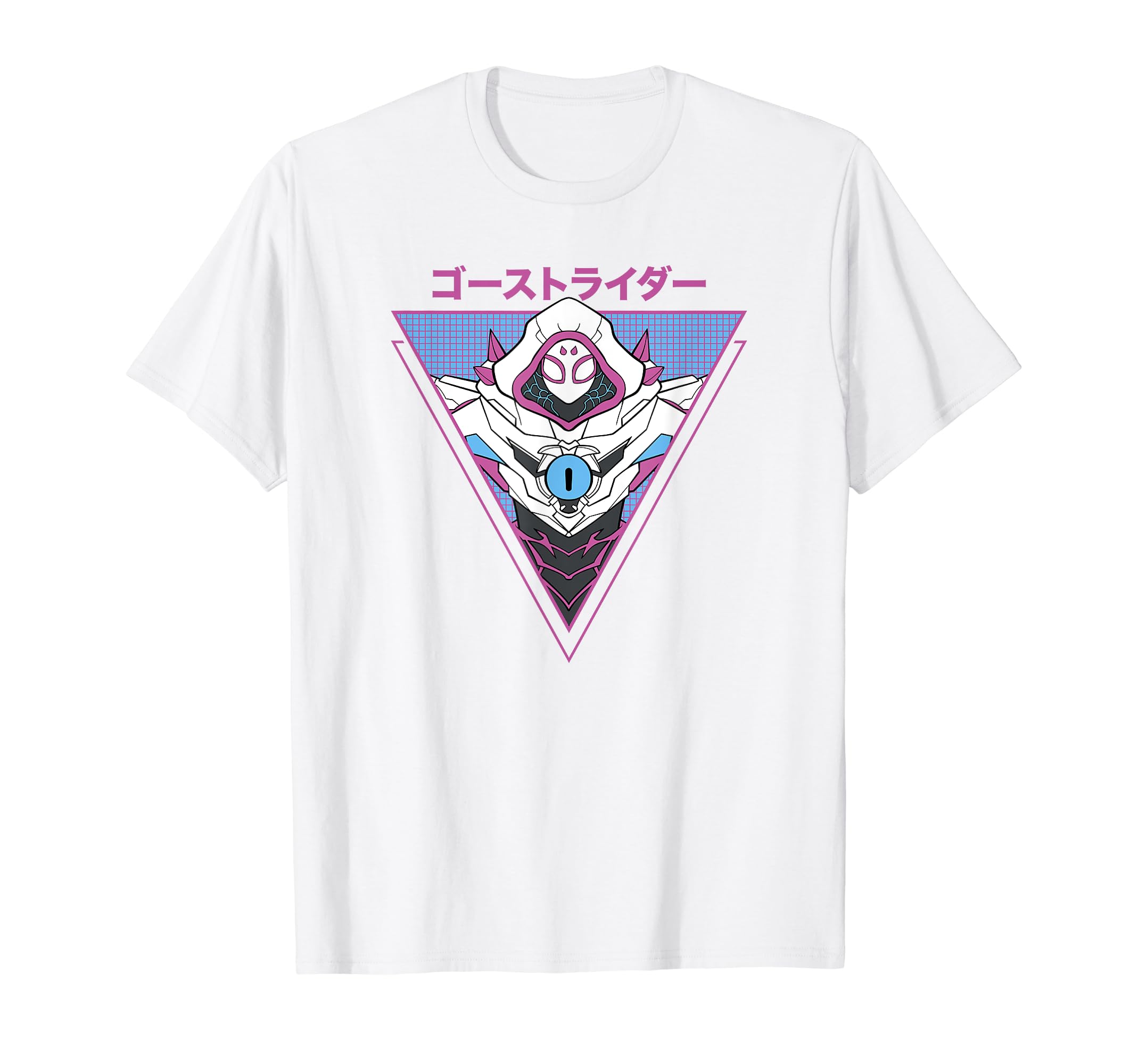 

Marvel: Mech Strike Ghost-Spider Mech Armor Vintage Badge T-Shirt