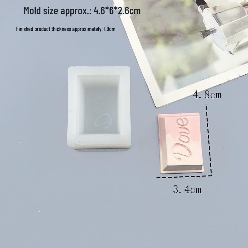 Square Notched Silicone Chocolate Mold for Cake Decoration